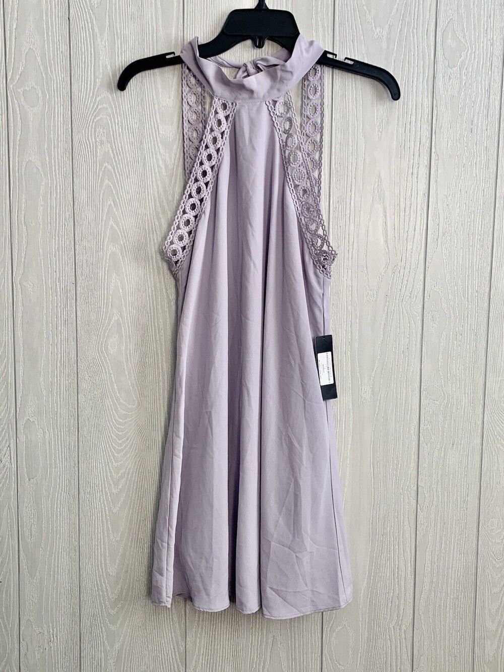Lulu's Lavender Halter Dress Small NWT